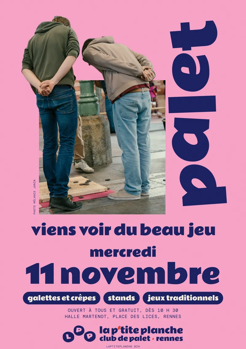Affiche du concours de palet de la Halle Martenot, le 11 novembre.